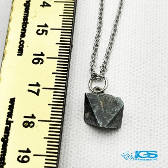 گردنبند سنگ مگنتیت راف Hematite