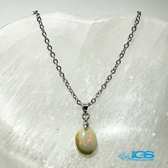 گردنبند سنگ اوپال استرالیا بدون زنجیر Opal
