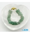 دستبند سنگ یشم سبز قفل مگنتی jade