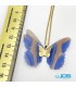 گردنبند طلا مدل پروانه پارچه ایی 130 سوت Butterfly gold necklace