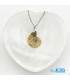 گردنبند آمونیت فسیل دفع انرژی منفی بدون زنجیر fossil ammonite