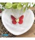 گردنبند طلا مدل پروانه پارچه ایی 130 سوت Butterfly gold necklace