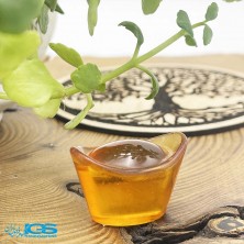 سنگ کهربا اصل نماد تاج امپراتور Amber