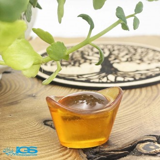 سنگ کهربا اصل نماد تاج امپراتور Amber