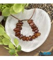 دستبند سنگ عقیق کارنلین carnelian