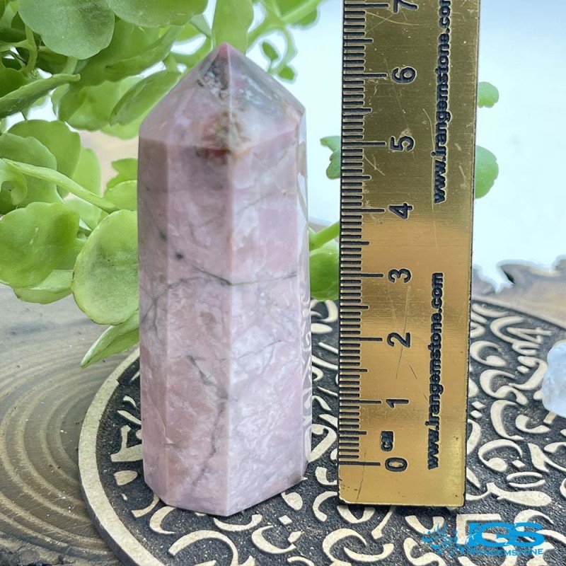 سنگ منشور پراگنیت رودونیت  Rhodonite