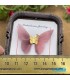 گردنبند طلا مدل پروانه پارچه ایی 130 سوت Butterfly gold necklace