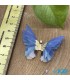 گردنبند طلا مدل پروانه پارچه ایی 130 سوت Butterfly gold necklace