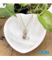 گردنبند سنگ آمیتیست گربه بدون زنجیر AMETHYST