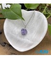 گردنبند سنگ آمیتیست بدون زنجیر AMETHYST