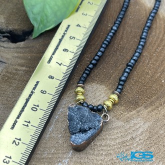 گردنبند سنگ کریستال کوارتز Crystal Quartz