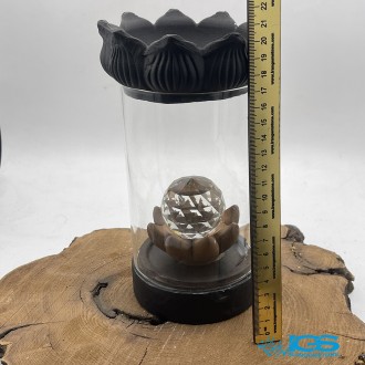 جاعودی آبشاری چراغ دار طرح گل لوتوس