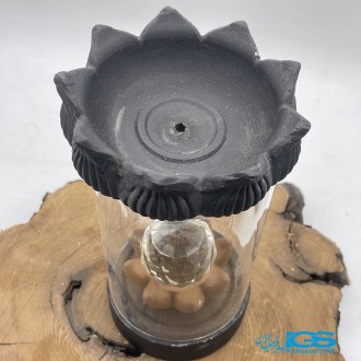 جاعودی آبشاری چراغ دار طرح گل لوتوس