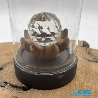 جاعودی آبشاری چراغ دار طرح گل لوتوس