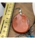 گردنبند جاسپر سرخ بدون زنجیر jasper
