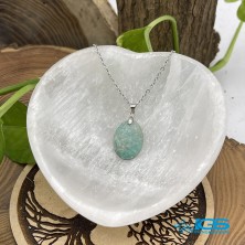 گردنبند سنگ آمازونیت بدون زنجیر Amazonite