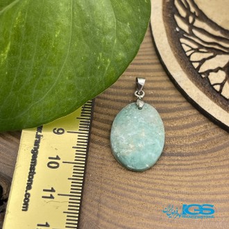 گردنبند سنگ آمازونیت بدون زنجیر Amazonite