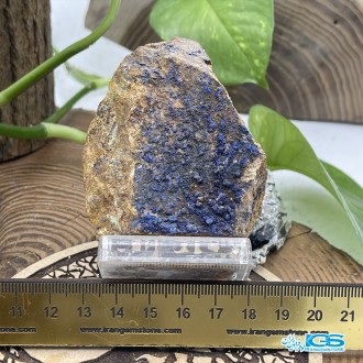 سنگ آزوریت بدون تراش دکوری Azurite