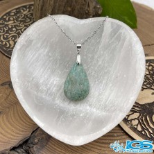 گردنبند سنگ آمازونیت بدون زنجیر Amazonite