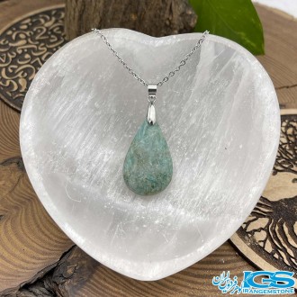 گردنبند سنگ آمازونیت بدون زنجیر Amazonite
