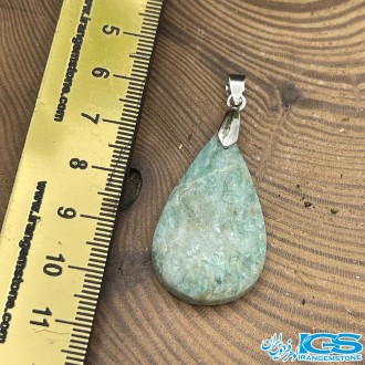 گردنبند سنگ آمازونیت بدون زنجیر Amazonite