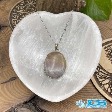گردنبند جاسپر سرخ  فریم ورشو بدون زنجیر jasper