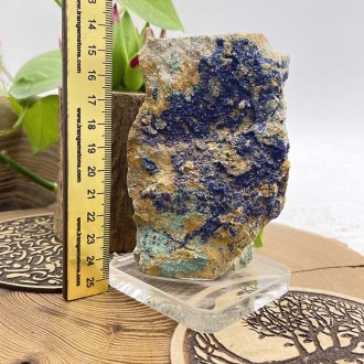 سنگ آزوریت بدون تراش دکوری Azurite