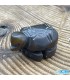 مجسمه سنگ کوارتزدودی لاک پشت کوچک Smoky Quartz