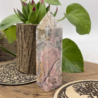 سنگ منشور رودونیت Rhodonite