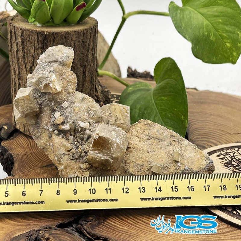 سنگ فلوریت زرد بلور کلکسیونی fluorite