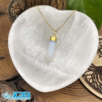 گردنبند سنگ اوپالین بدون زنجیر Opal