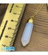 گردنبند منشور سنگ اوپالین بدون زنجیر Opal