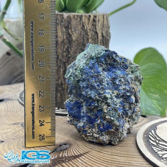سنگ آزوریت بدون تراش دکوری Azurite