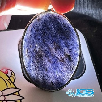 گردنبند سنگ کیانیت قلب Kyanite