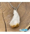 گردنبند سنگ سیترین  راف بدون بند Citrine