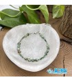 دستبند سنگ فیروزه هندتراش جواهری jade