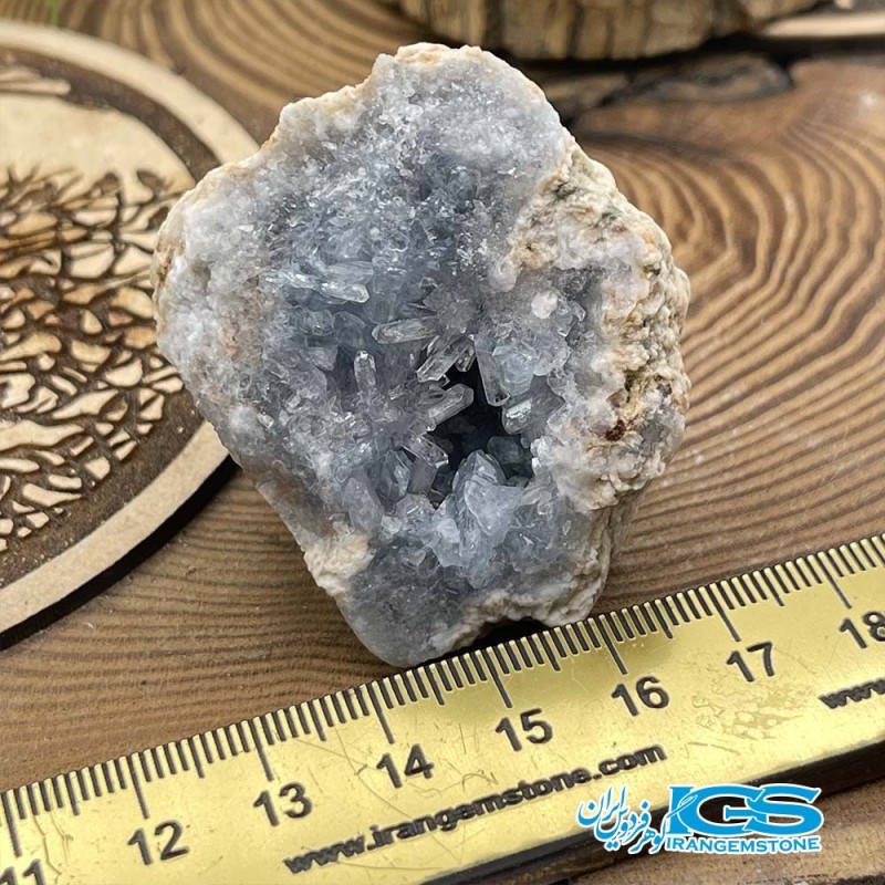 سنگ ژئود سلستین راف دکوری Celestine