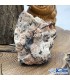 سنگ باریت و کوارتز دودی راف ایرانی دکوری کلکسیونی barite