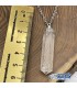 گردنبند  منشور سنگ کریستال کوارتز Crystal Quartz