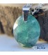 گردنبند سنگ زمرد هند بدون زنجیر EMERALD