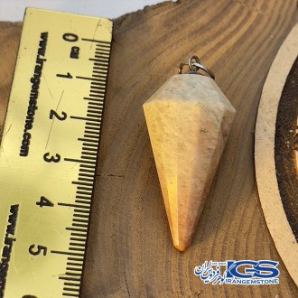 پاندول سنگ جید نارنجی  (جید) jade