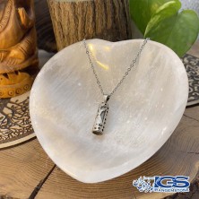 گردنبند  نقره  با دعای جوشن کبیر طرح رقص سما