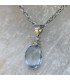 گردنبند سنگ توپاز آبی سویس Blue Topaz