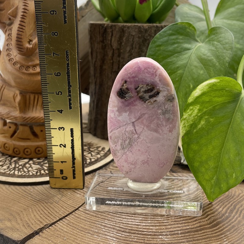 سنگ  رودونیت راف  Rhodonite