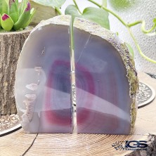 سنگ عقیق برزیلی  صورتی کلکسیونی Agate