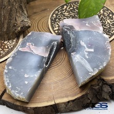 سنگ عقیق برزیلی  صورتی کلکسیونی Agate