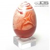 تخم مرغ سنگ جاسپر قرمز
