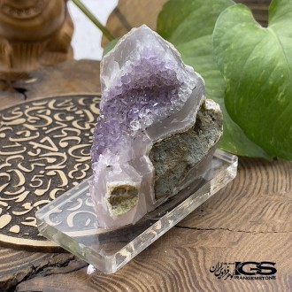 سنگ راف  آمیتیست برزیل کلکسیونی دکوری بنفش Amethyst