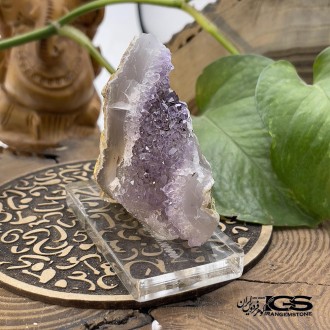 سنگ راف  آمیتیست برزیل کلکسیونی دکوری بنفش Amethyst