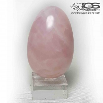 تخم مرغ سنگ رز کوارتز